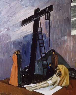 Mary Virginia Marelli painting