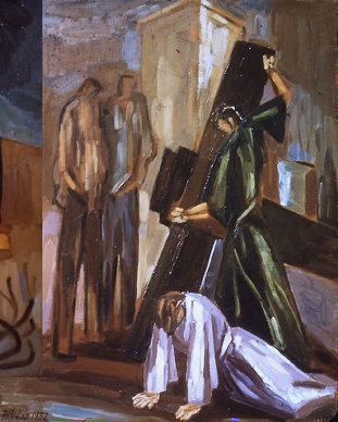 Mary Virginia Marelli painting