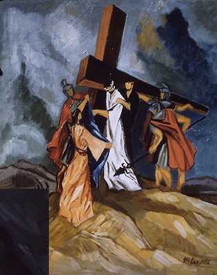 Mary Virginia Marelli painting